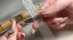 БРАСЛЕТ СВОИМИ РУКАМИ. Бисерное ткачество на станке. Мастер-класс с 0