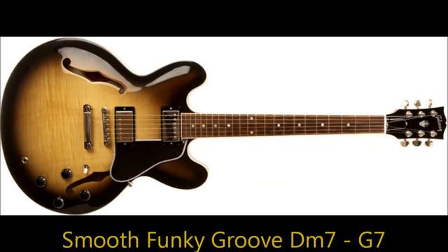 Smooth Funky Groove Dm7 - G7 long backing track смотреть онлайн