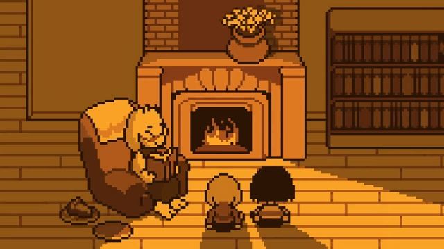 Undertale: Home (1 Hour Warm Fireplace Ambience) смотреть онлайн