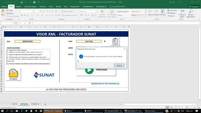 Excel Visor xml + Impresión + logo de empresa - Facturador SUNAT смотреть онлайн