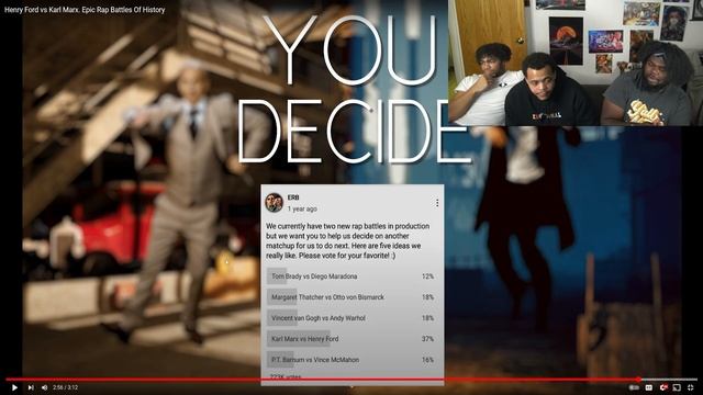 EPIC RAB BATTLE OF HISTORY, HENRY FORD VS KARL MARX WE'RE BACK смотреть онлайн