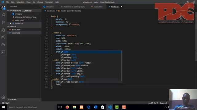 CSS Loader using Animation Effect смотреть онлайн