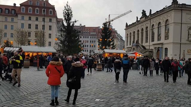 Рождественская ярмарка в Германии 2019/Christmas in Town/Weihnachtsmarkt in Dresden 2019/ (Germany) смотреть онлайн