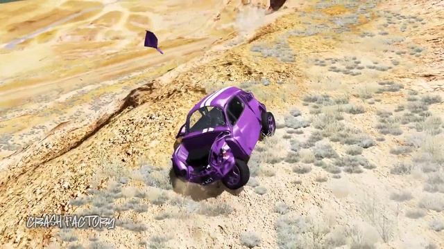 Downhill Crashes #5 | BeamNG.drive | Crash Factory смотреть онлайн