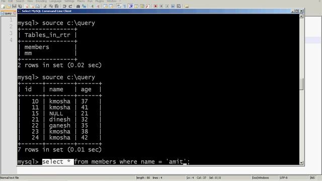 006 MySQL Query Copy смотреть онлайн