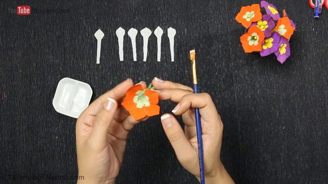 12.1: Làm hoa dạ yên thảo bằng giấy nhún смотреть онлайн