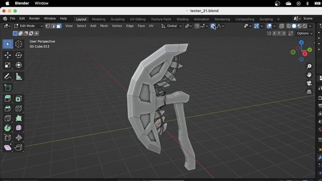 Make a Game Axe - Grid Modeler (blender addon) смотреть онлайн