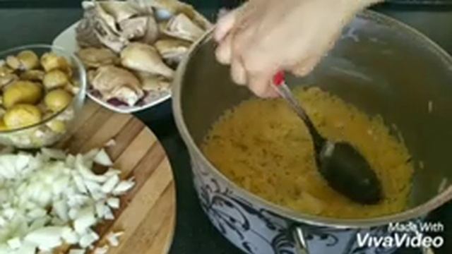 Плов с курицей и каштанами | Döşeme plov смотреть онлайн