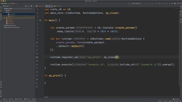 How to use deno_core to run untrusted JavaScript in your application смотреть онлайн