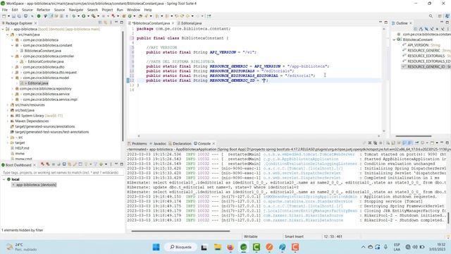 SPRING BOOT + ANGULAR + POSTGRESQL #12 Buenas practicas a las url de los endpoint y uso de constant смотреть онлайн