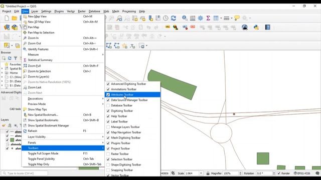 How to find distance between two points in QGIS смотреть онлайн