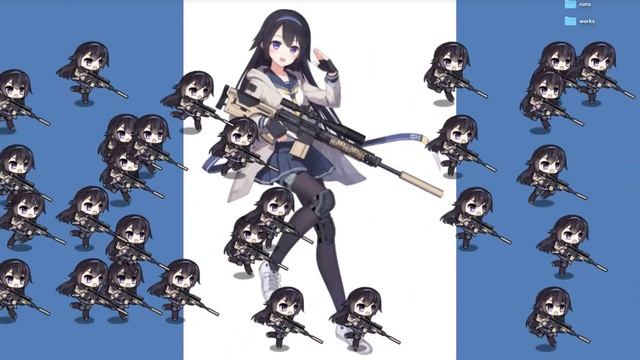 [Girls Frontline] Super SASS dash 1080p Test смотреть онлайн