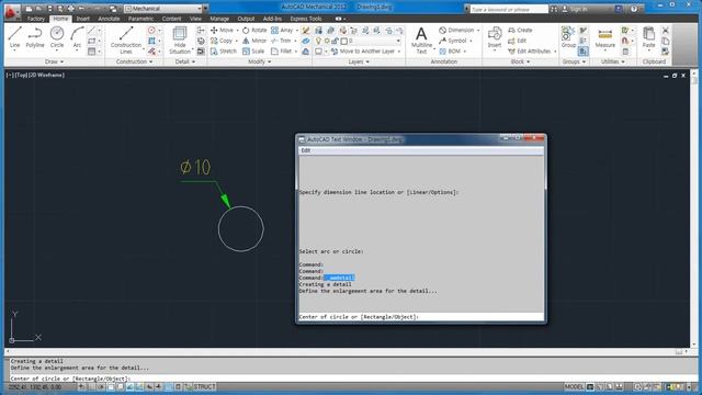 HOW TO DRAW DETAIL VIEW in Autodesk Mechanical смотреть онлайн