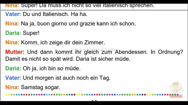 Deutsch lernen im Schlaf & Hören Lesen und Verstehen Niveau A2 - 1/2 - (14) смотреть онлайн