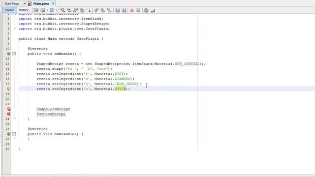 Cómo crear plugins para Bukkit/Spigot. Ep: 10 Recipes смотреть онлайн