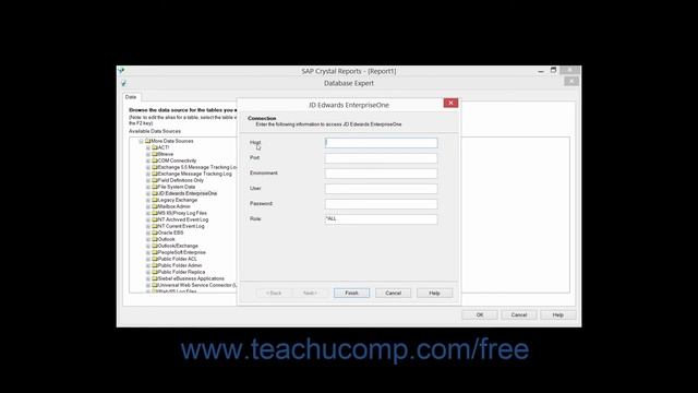 Crystal Reports 2013 Tutorial More Data Sources Business Objects Training смотреть онлайн