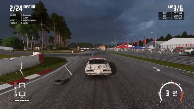 Wreckfest Multiplayer Online Racing, A-Class, Espedalen, no commentary смотреть онлайн