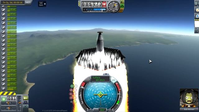 KSP 1.1 gone tp space *challenge* in 50 seconds AGAIN (Kerbal massive engineering) смотреть онлайн