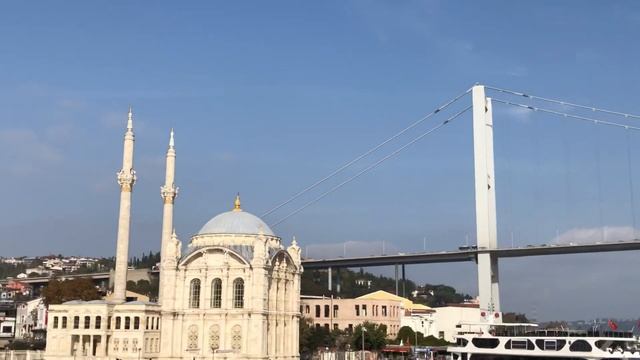 Стамбул,мост Босфор,мечеть Ortaköy смотреть онлайн