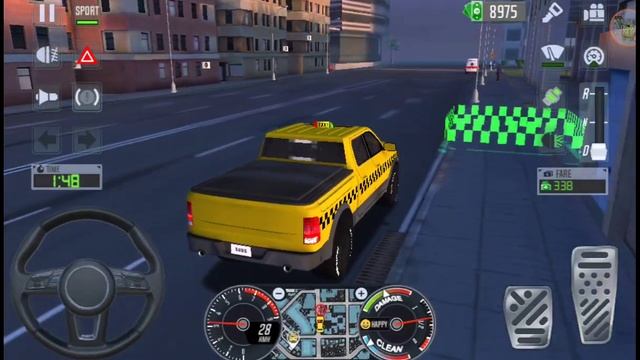 Crazy Taxi Driver ?? Taxi Sim 2024 RAM SUV Pickup Car City Games - Car Game Android Gameplay смотреть онлайн