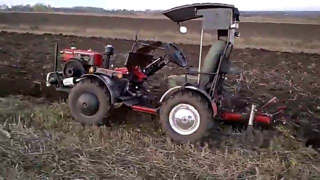 мотоблок-переломка.правильная настройка плуга смотреть онлайн