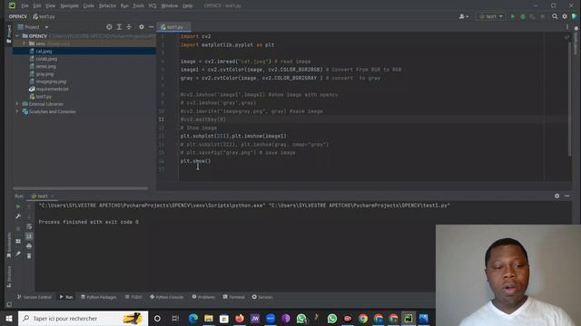 Lire, afficher et enregistrer une image avec OpenCv python et Matplotlib смотреть онлайн