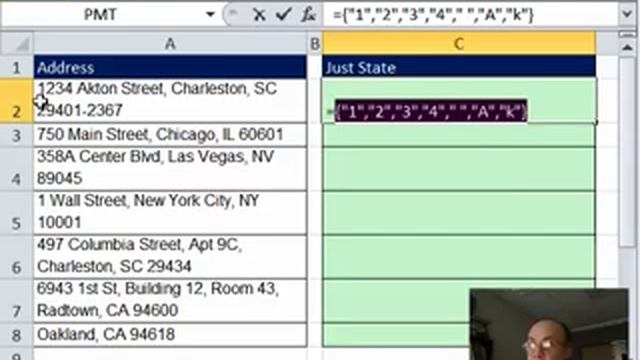 Excel - Extract State From Address - Dueling Excel 53 - Episode 1276 смотреть онлайн