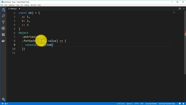 Dica: Javascript Object.entries смотреть онлайн