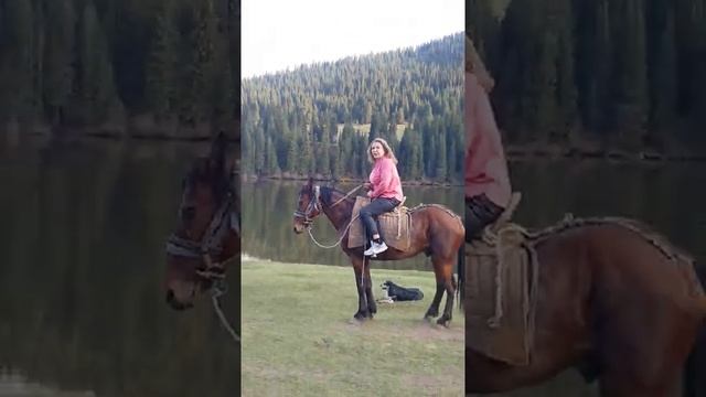 Кыргызстан. Катание на лошадях. смотреть онлайн