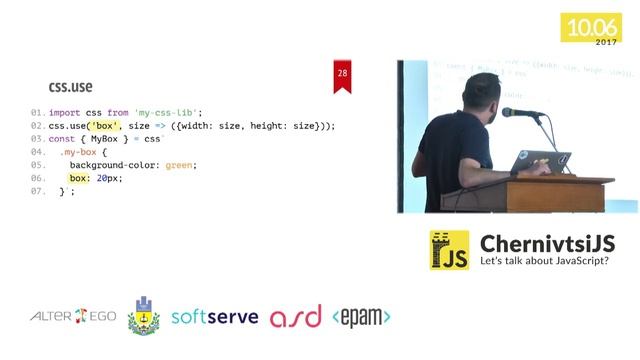 ChernivtsiJS #3: Kyrylo Yakovenko — Styles in the world of components смотреть онлайн