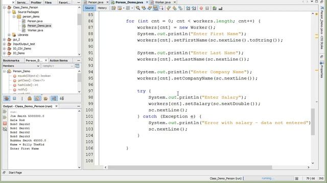 Java - Saving Objects To An Array смотреть онлайн