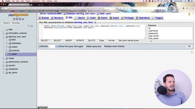 MySQL tutorial 15 - joining 2 tables смотреть онлайн