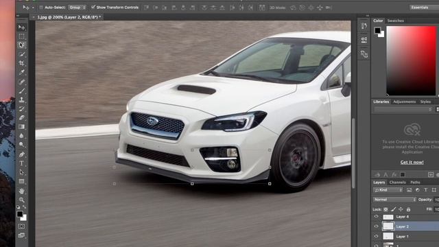 Virtual Tuning Subaru Impreza WRX STI Photoshop - Ep.1 смотреть онлайн