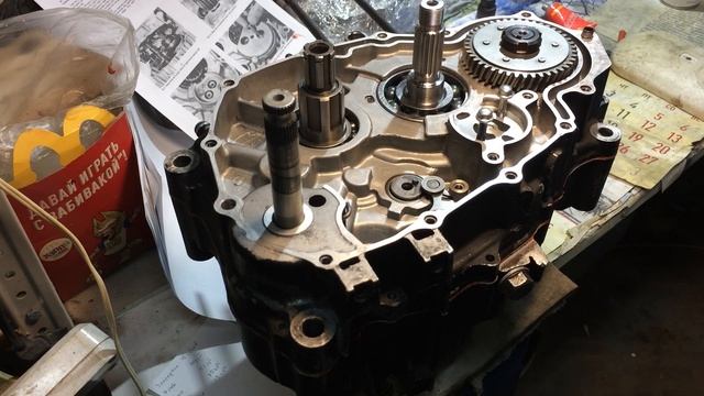 Замена коленвала и цпг. Сборка двигателя 166 FMM