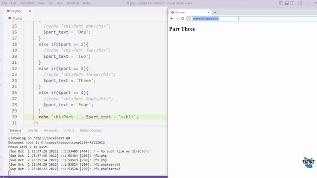 PHP Conditional statements and a single page смотреть онлайн