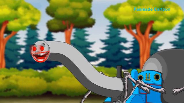 Train Eater Vs Cursed Thomas.exe | Ben 10 & Among Us | Fanmade Cartoon смотреть онлайн