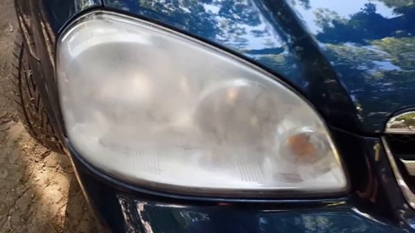 Полируем фары сами\Turbulent headlight - easy it is to return transparency