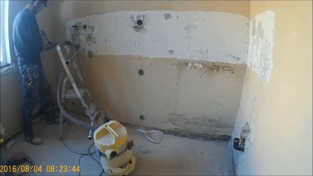 разметка лунок под розетки и бурение их смотреть онлайн