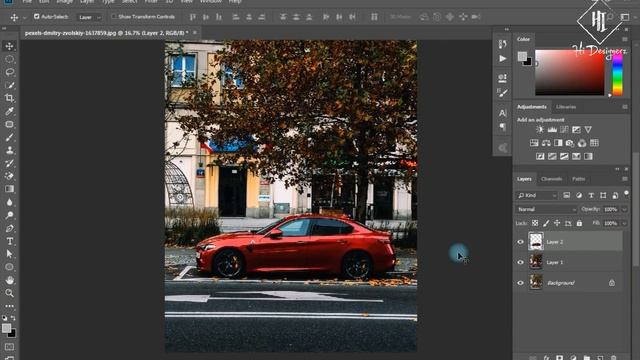 How to add Motion Blur in Photoshop | Motion Blur | Photoshop смотреть онлайн