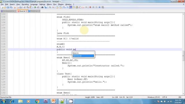 Lesson - 4 : Enum - Enum Speciality in Java Programming смотреть онлайн