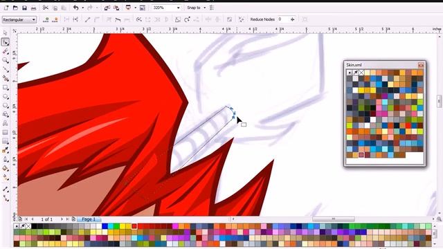 SF Akuma | Sketch to Vector Timelapse Video смотреть онлайн