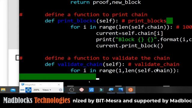 Part-3: Build your MIni Blockchain on your IoT data - BIT MESRA - ATAL FDP on Blockchain смотреть онлайн