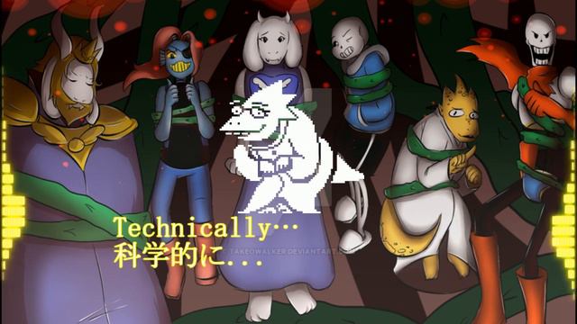 【Undertale】Don't Give Up 和訳、歌詞付き смотреть онлайн