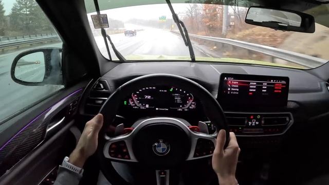 2022 BMW X3 M Competition - 503hp Family Hauler (POV Binaural Audio) смотреть онлайн