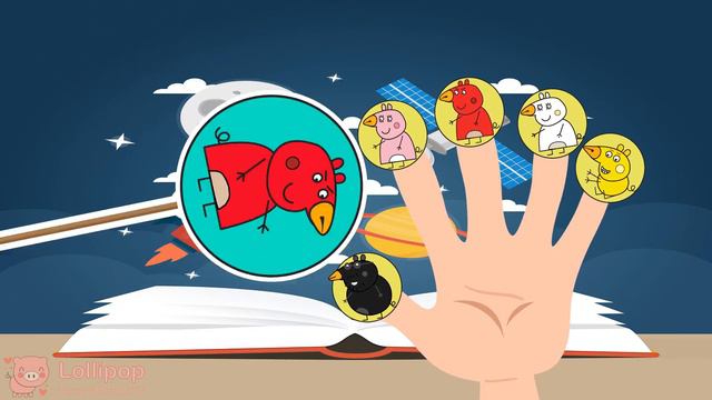 #Peppa Pig #Angry Birds #Lollipop #Finger Family \ #Nursery Rhymes Lyrics and More смотреть онлайн