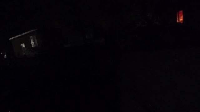 Заехали к бабушке. Попали в ливень