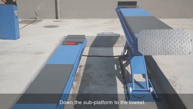 Установка Ножничного подъемника Sillan PL-C45 смотреть онлайн