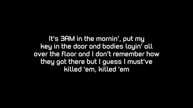 Eminem - 3 A.M. (Lyrics) смотреть онлайн