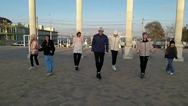Танцевальная Шаффл постановка от Керчан. Shuffle, Cutting Shapes, Kerch, Russia. смотреть онлайн