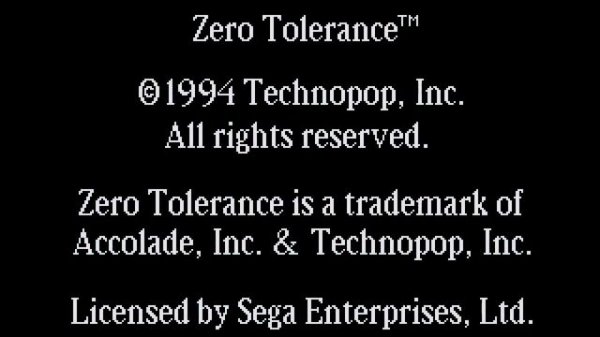 ЗЕРО ТОЛЕРАНС - СЕКРЕТНЫЙ УРОВЕНЬ, ZERO TOLERANCE SECRET BOXING LEVEL (SMD) 1994. (бЕз КоМмЕнТоВ =)